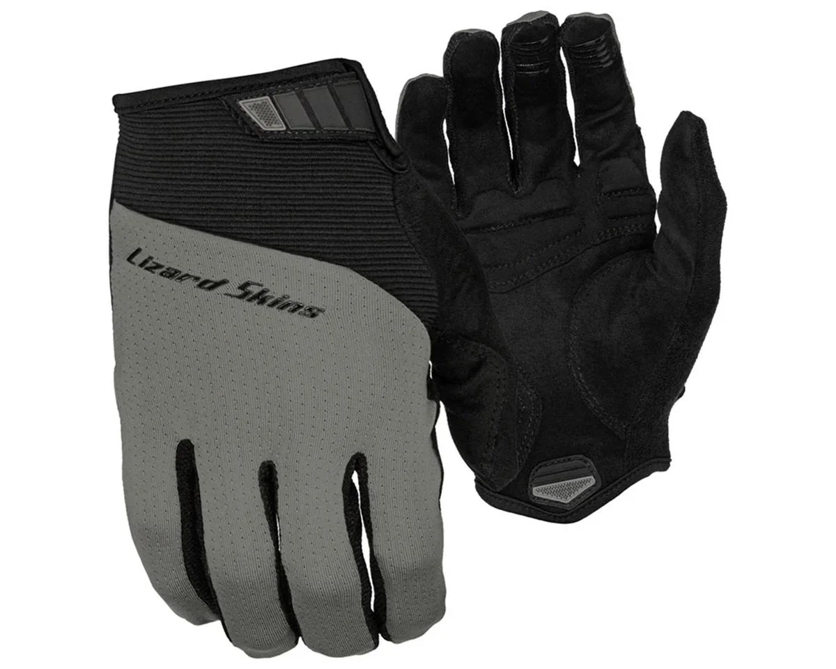 Lizard Skins Monitor Traverse Long Finger Gloves (Titanium Grey) (XS)